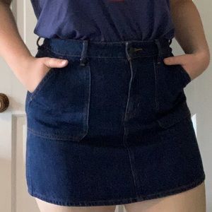 Old Navy Denim Skirt with Pockets